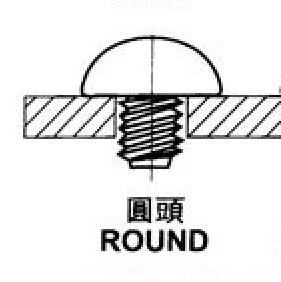 螺丝圆头头型